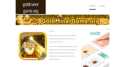 Desktop Screenshot of goldminergame.org